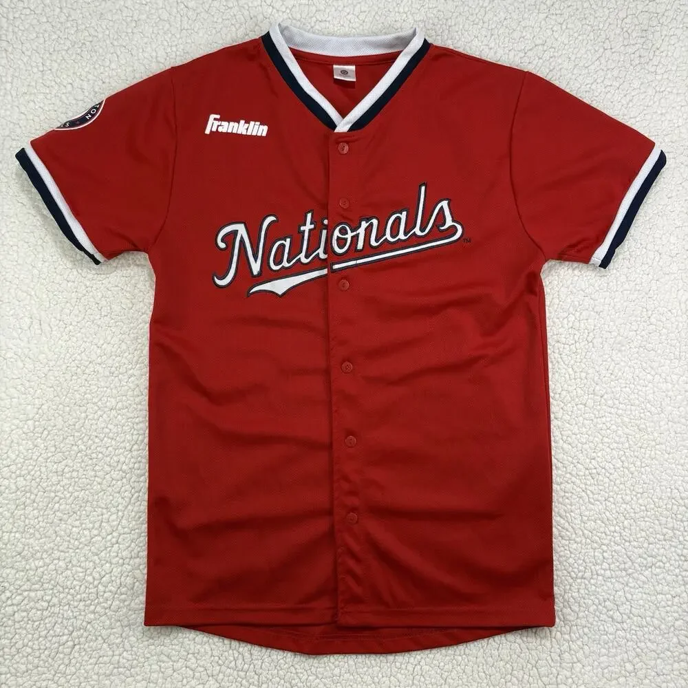 Washington‎ Nationals Youth MLB Franklin #16 Jersey Red Size YL Large